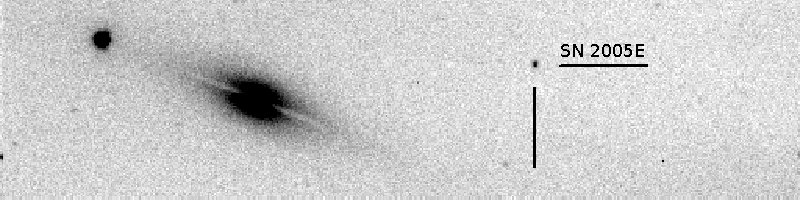SN 2005E discovery image